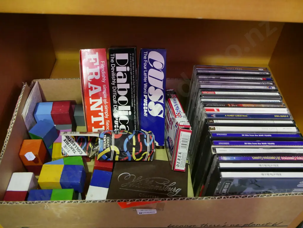 box; CDs, card games etc Image 1++