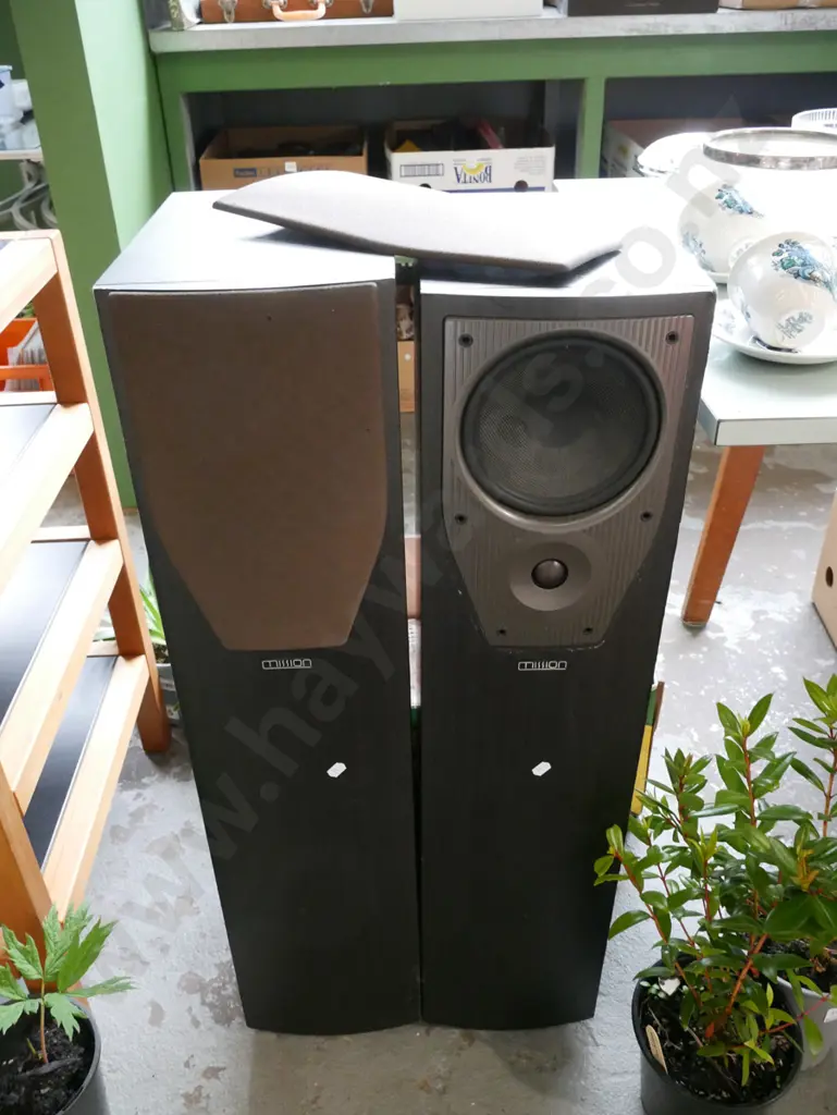 2x floor standing Mission speakers H-880 Image 1++