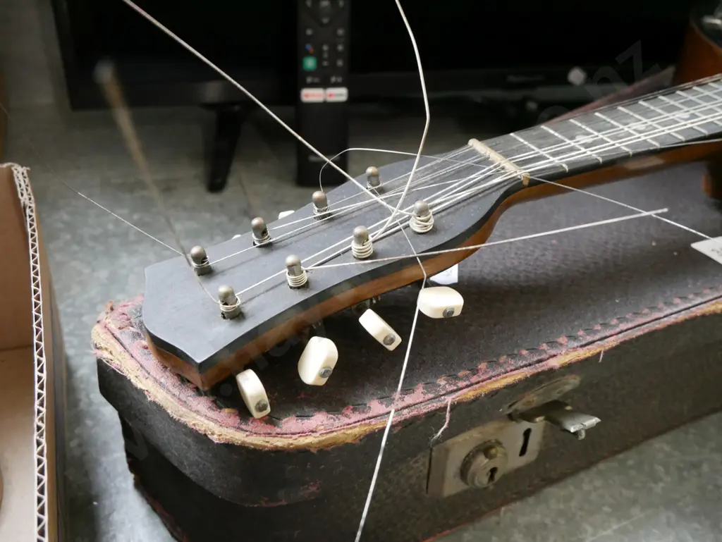 vintage banjo-mandolin in case Image 1++