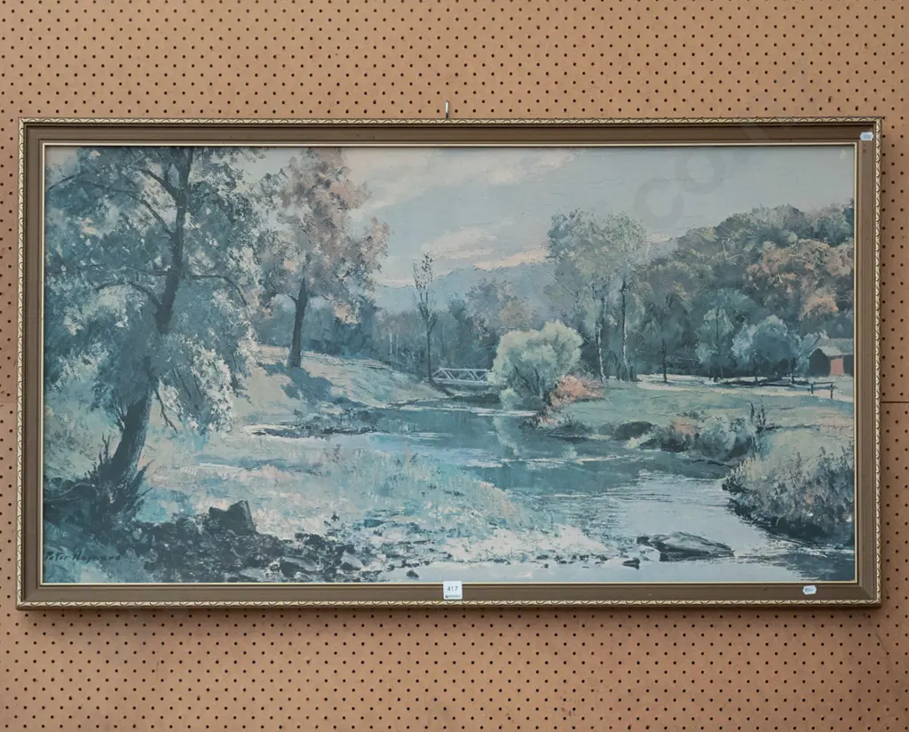 framed print - country stream Image 1++