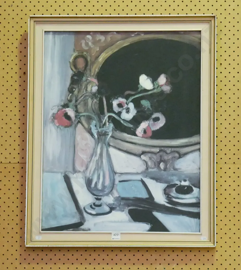 framed Picasso print - flowers Image 1++
