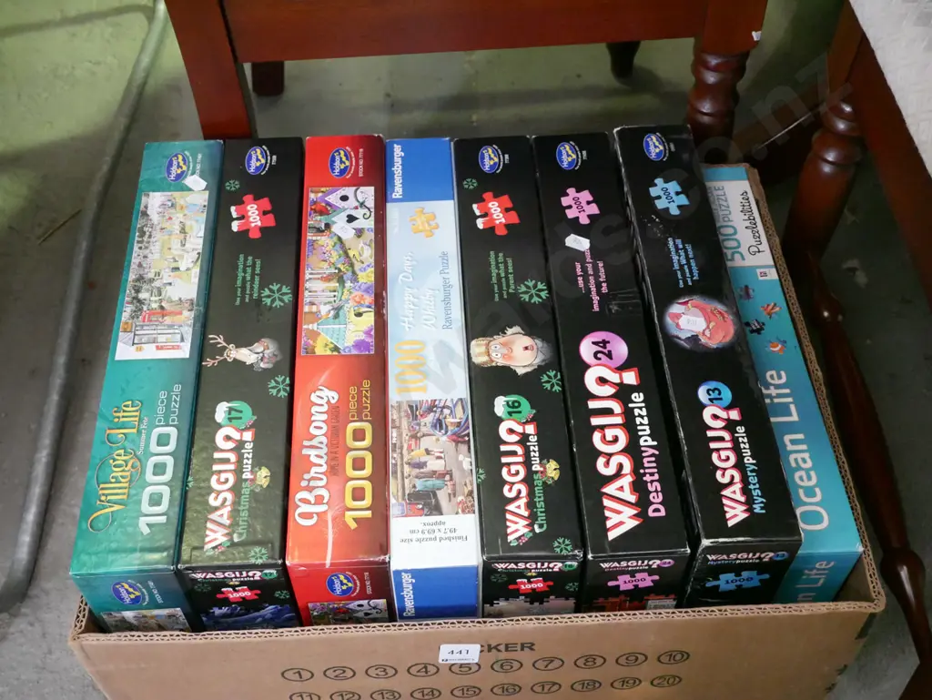 box of puzzles Image 1++