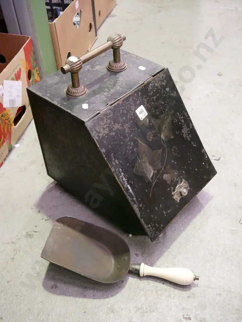 vintage coal bin Image 1++