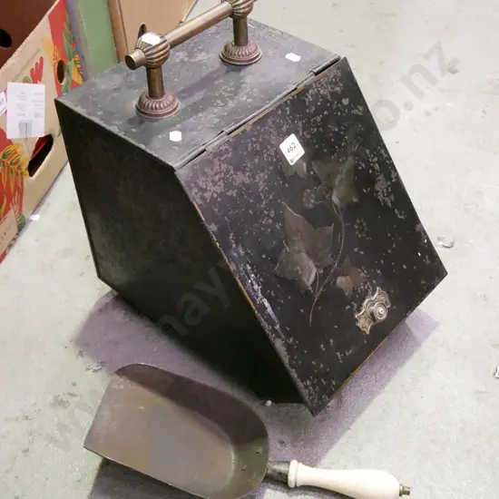 vintage coal bin