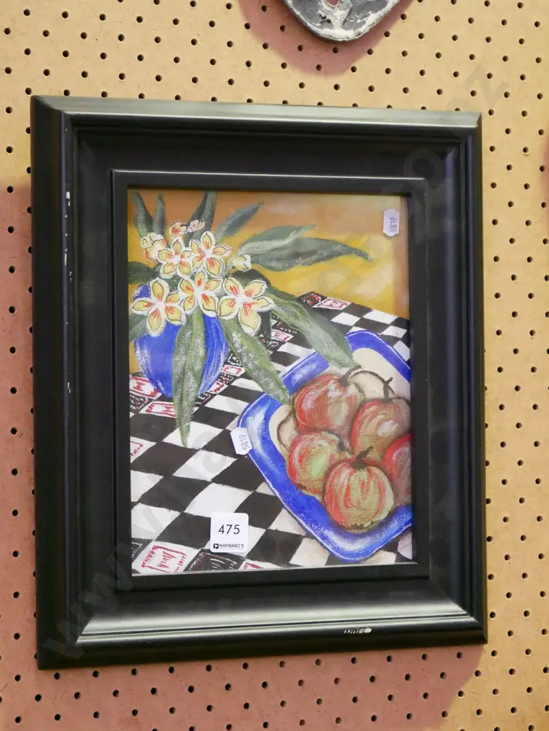 framed acrylic - still life table setting Image 1++