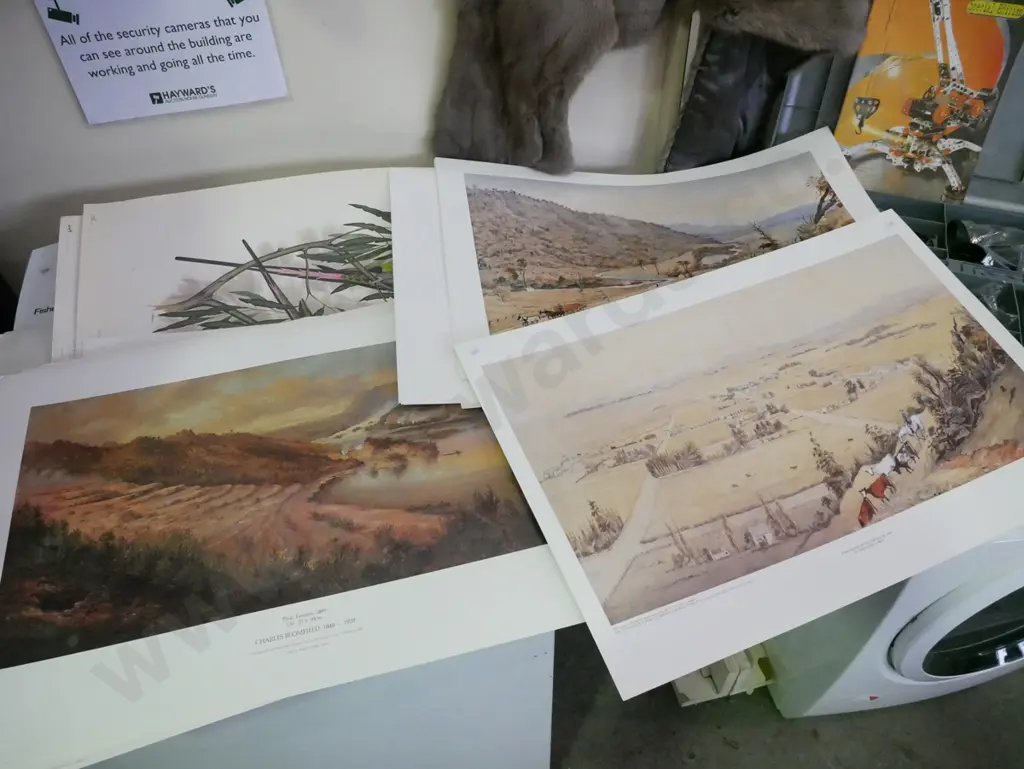 numerous historic NZ prints Image 1++