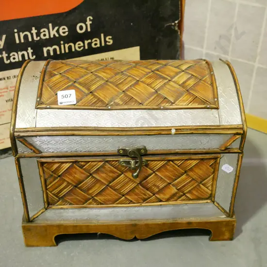 small barrel top storage box H-270