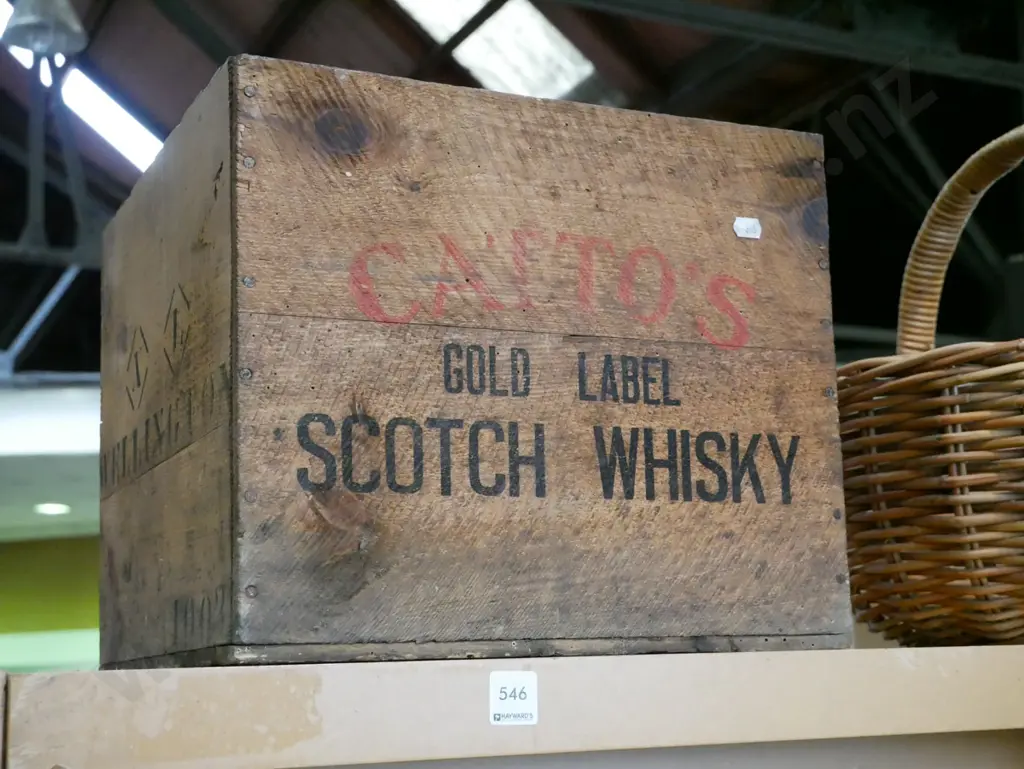 old Scotch whisky box Image 1++