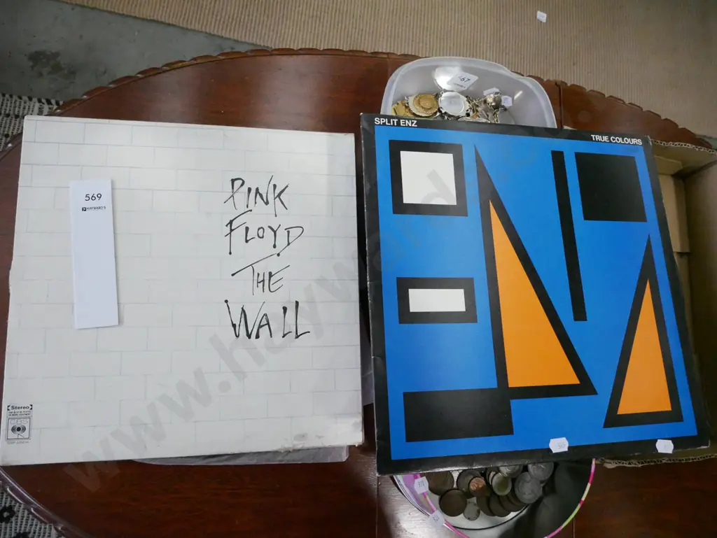 2x LPs; Split Enz, Pink Floyd Image 1++