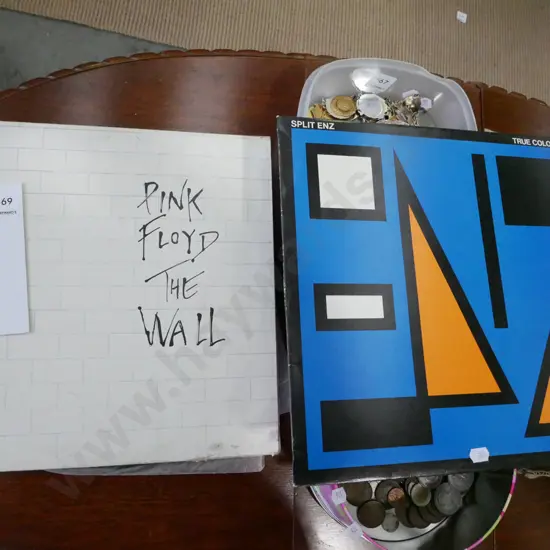 2x LPs; Split Enz, Pink Floyd