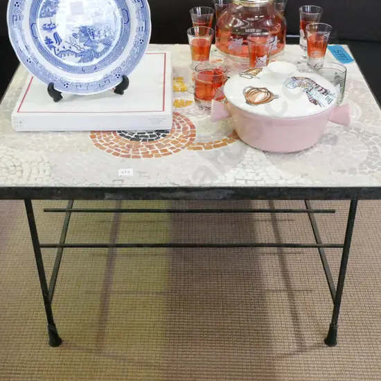 mosaic top coffee table