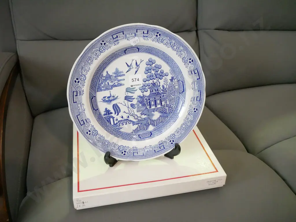 Spode 10" willow pattern plate Image 1++