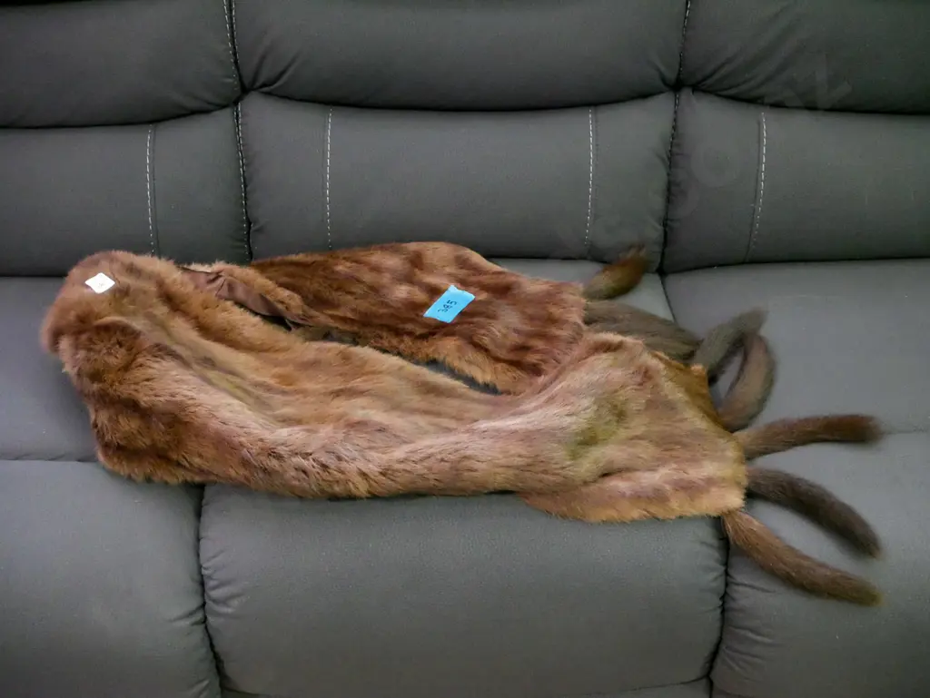 brown fur stole Image 1++