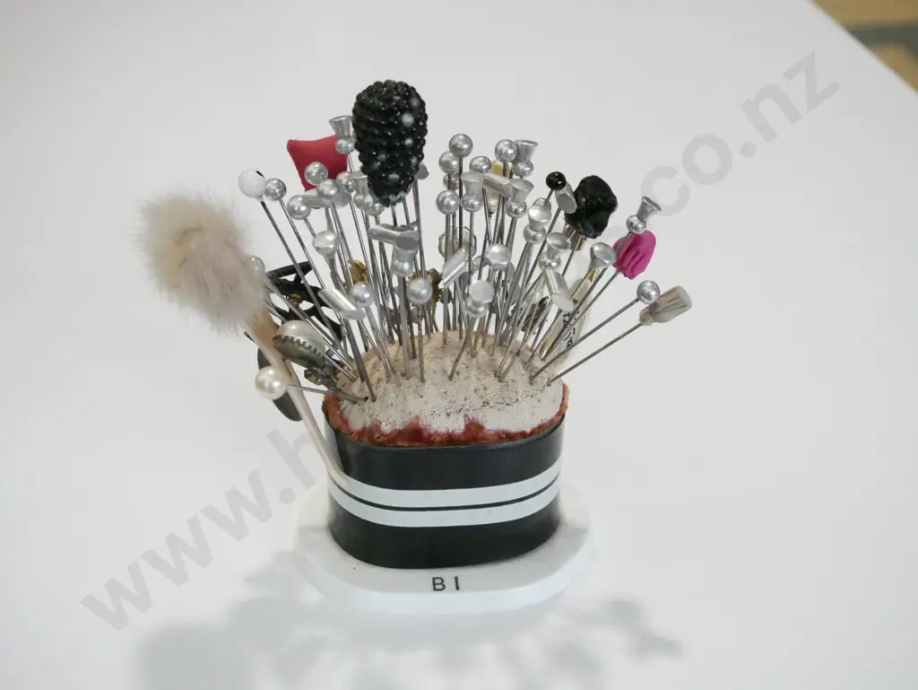 hat pin holder and hat pins Image 1++