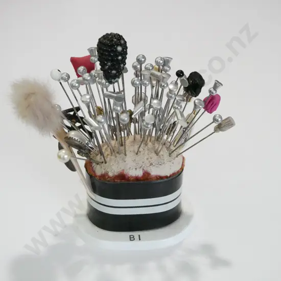 hat pin holder and hat pins