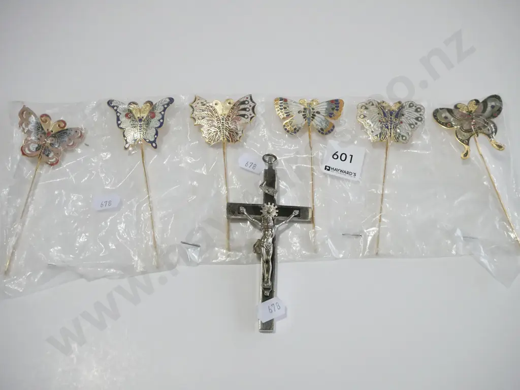 butterfly bookmarks, crucifix Image 1++