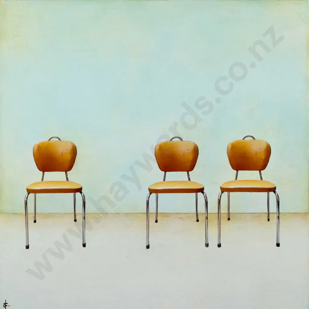 Deb Fuller - boxed colllage  on canvas "Commentary" H-760 W-760 Image 1++