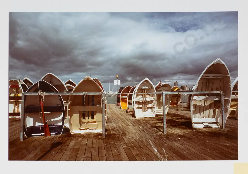 Matheson Beaumont - unframed photograph "On the Hard - Auckland" H-250 W-355 Image 1++