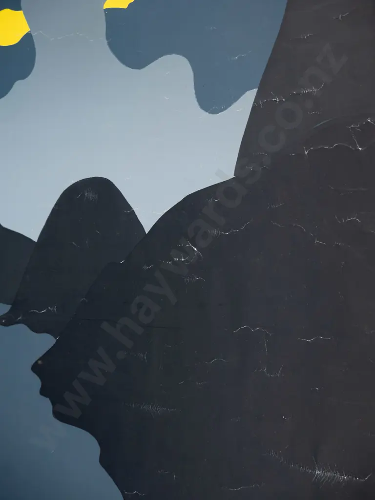 Michael Smither 74 - unframed screen print 1/39 "The back beach 4" H-590 W-40 (age damage) Image 1++