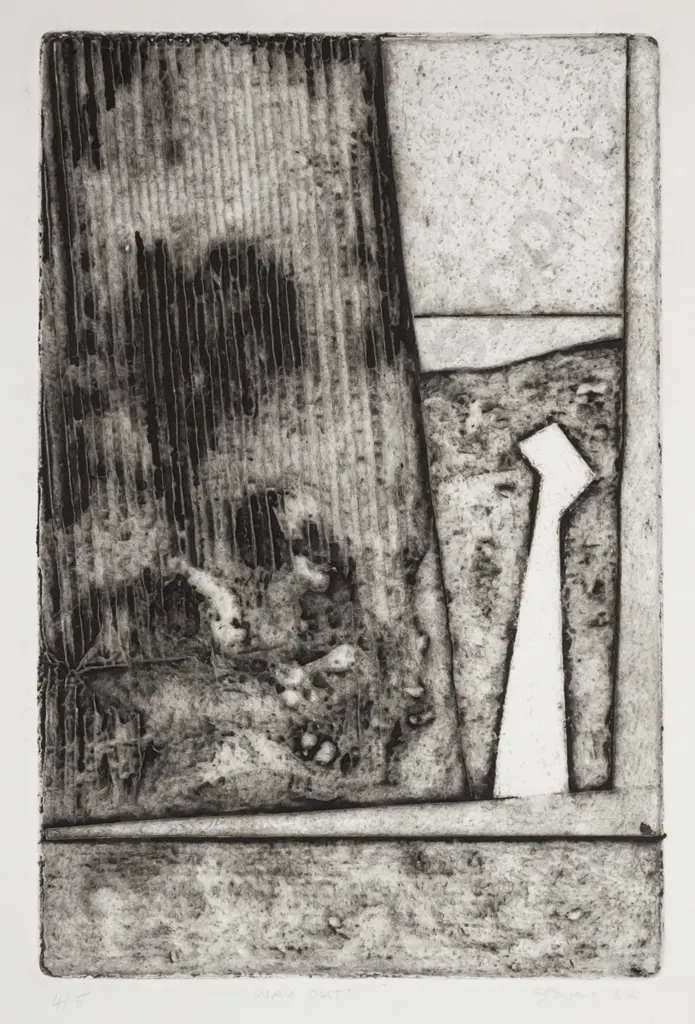 Stevens 82 - unframed ltd edt print 4/5 "Way out" H-305 W-200 Image 1++