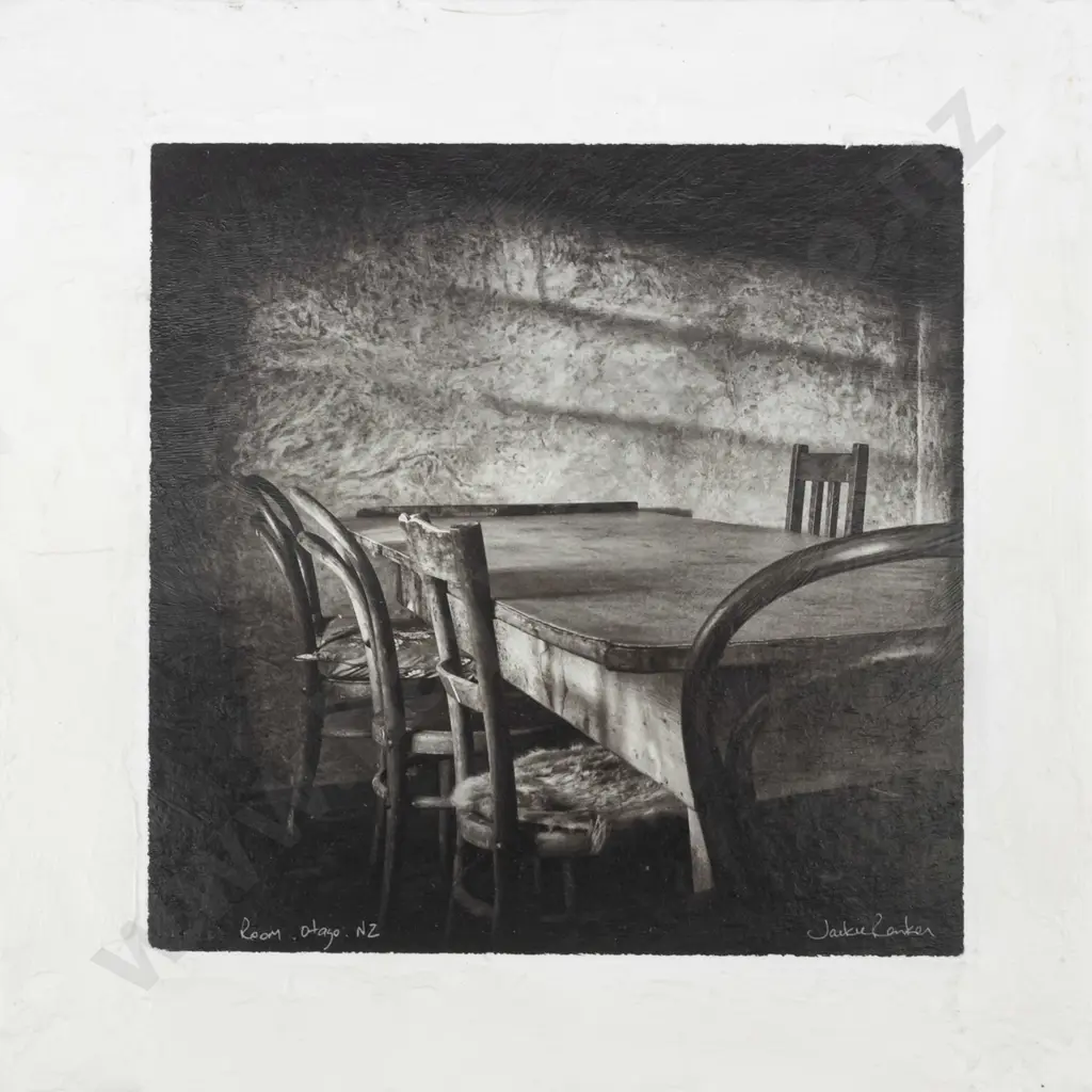 Jackie Ranken - boxed photographic print on canvas "Room Otago" H-145 W-145 Image 1++