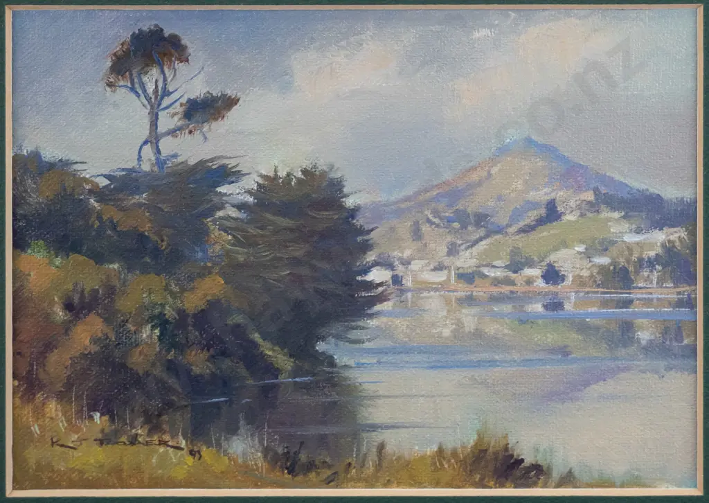 KJ Toomer - framed oil - Hereweka H-105 W-170 Image 1++