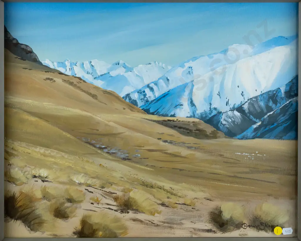 Bronwyn Shimmin - framed oil - landscape H-390 W-480 Image 1++