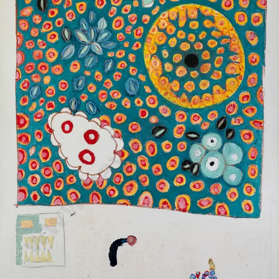 Rohan Welleans 2005  - boxed acrylic on canvas - untitled H-1460 W-1140