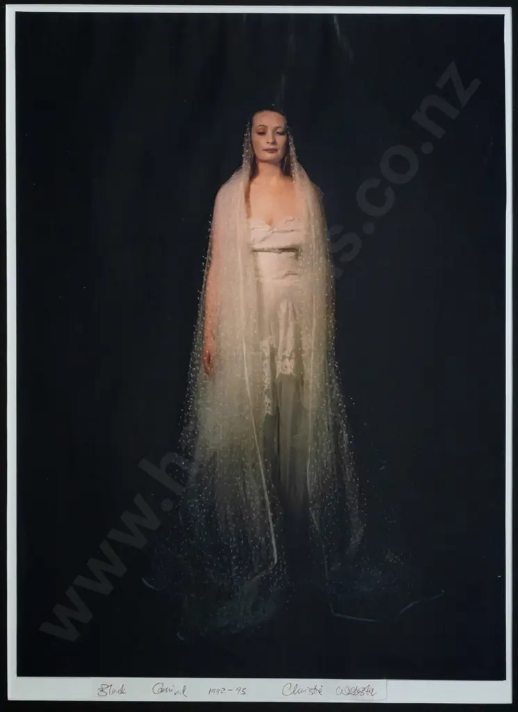 Christine Webster 1992-95 - framed cibachrome "Black Carnival" H-390 W-280 (slight warping) Image 1++
