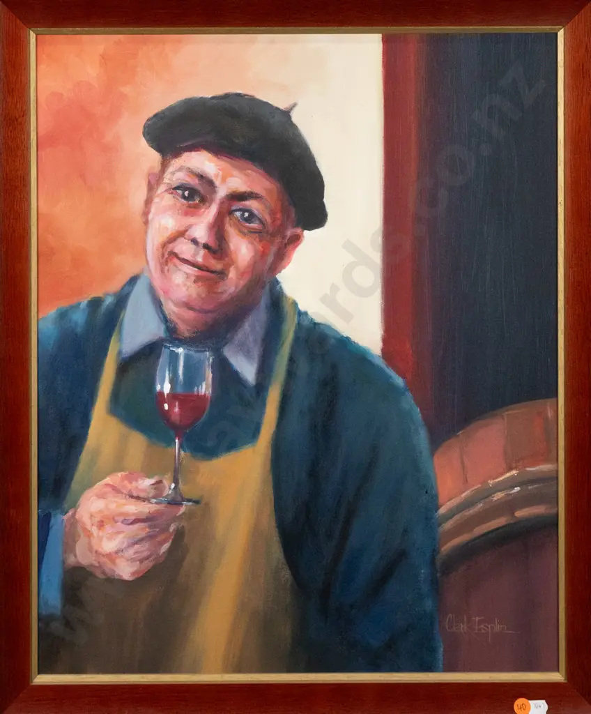 Clark Esplin - framed oil "Appreciation" H-520 W-430 Image 1++
