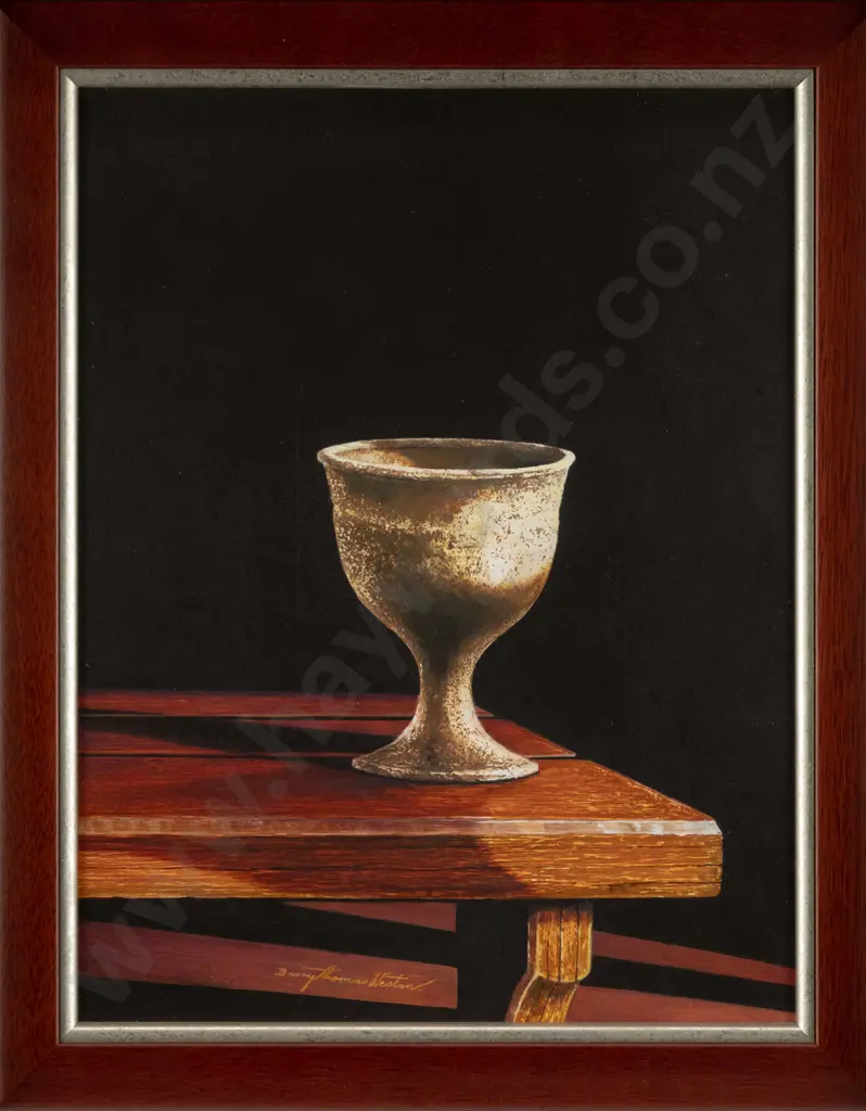 Barry Thomas Weston - framed oil "Time Goblet III" H-330 W-250 Image 1++