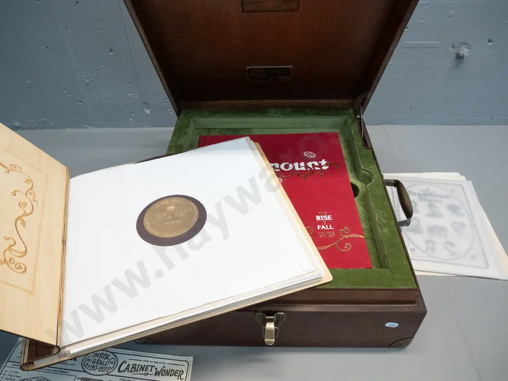 The Rise & Fall of Paramount Records, Volume One 1917 - 1927 wood cased LP, book and USB set with facsimile advertising Image 1++