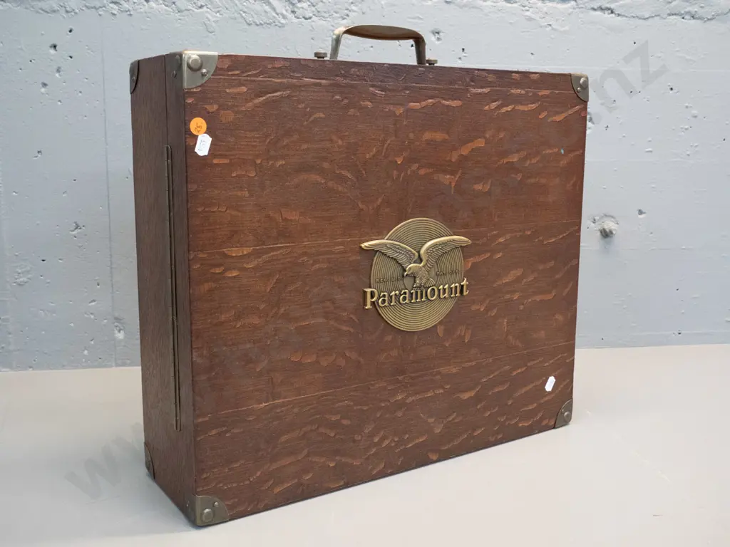 The Rise & Fall of Paramount Records, Volume One 1917 - 1927 wood cased LP, book and USB set with facsimile advertising Image 1++
