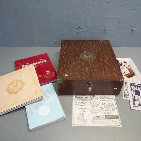 The Rise & Fall of Paramount Records, Volume One 1917 - 1927 wood cased LP, book and USB set with facsimile advertising