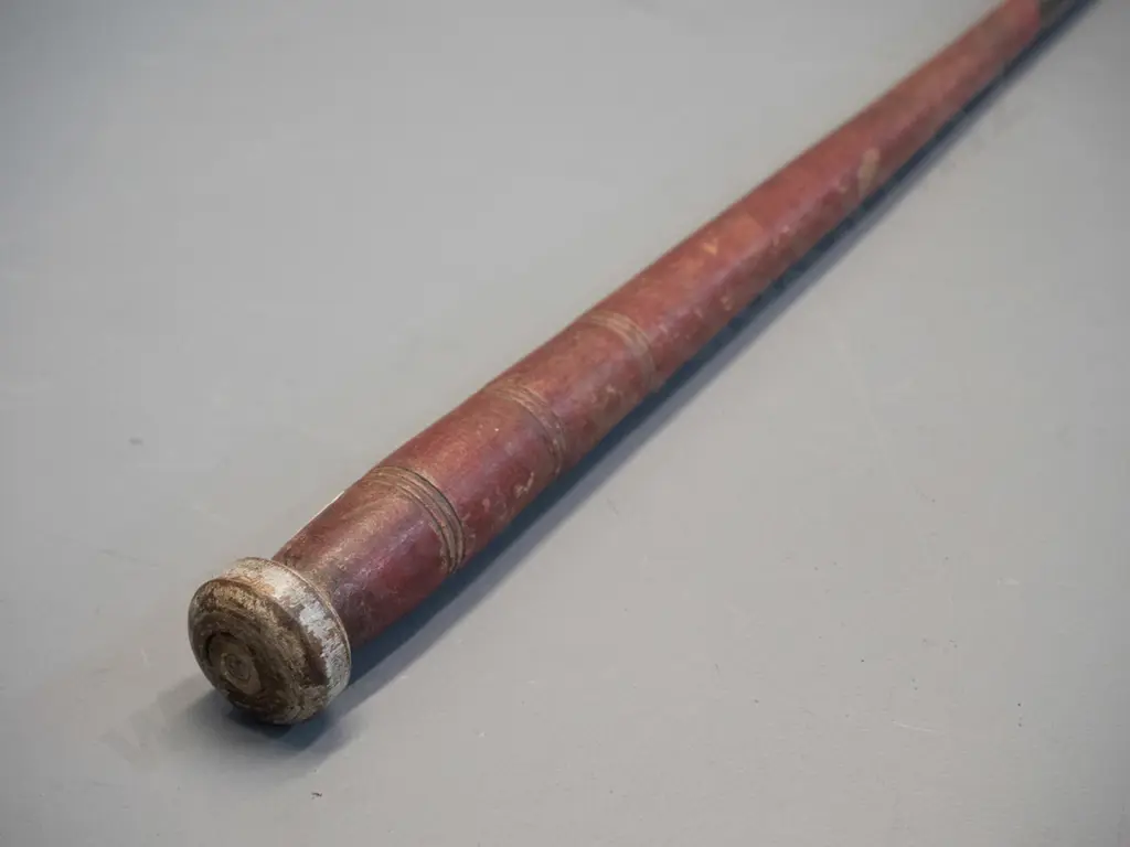 vintage fishing gaff with hinged prong-shaped end, possibly missing parts L-950 Image 1++