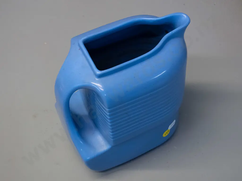 vintage streamlined deco style refrigerator pitcher / jug - made in USA for Westinghouse by Hall China Co. H-210 W-190 Image 1++
