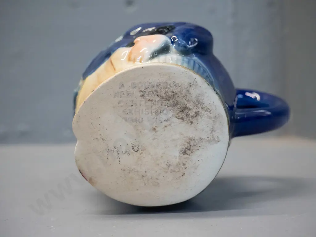 small character jug marked souvenir of New Zealand Centennial Exhibition 1940 H-130 W-120 Image 1++