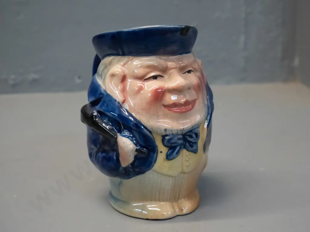 small character jug marked souvenir of New Zealand Centennial Exhibition 1940 H-130 W-120 Image 1++