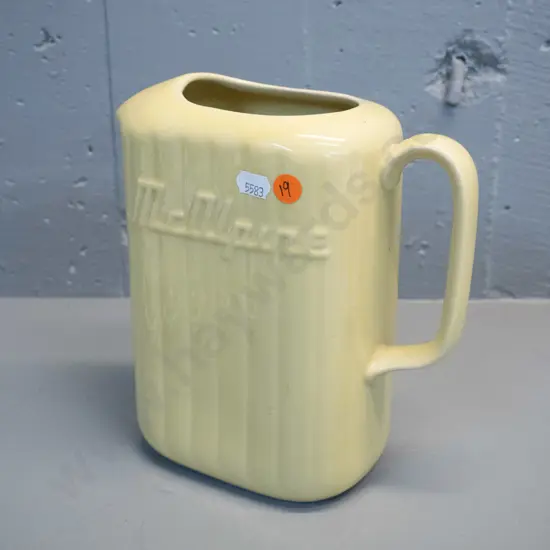 McAlpine refrigerator jug - yellow H-220 W-220