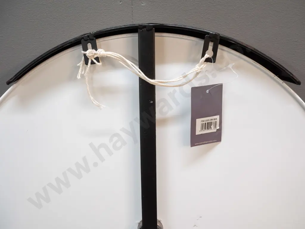 reproduction metal cased wall hanging calendar with 3 rotating metal discs - with Bear & Fox tag H500 W490 Image 1++
