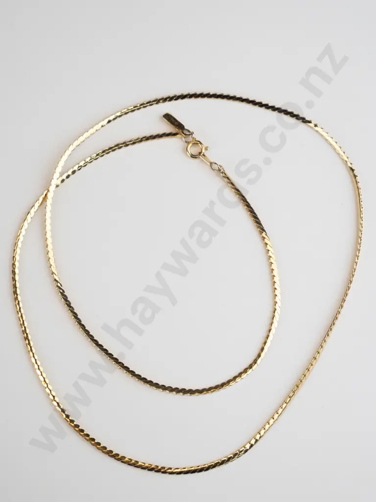 gold plated chain stamped 24ct gold plated Image 1++