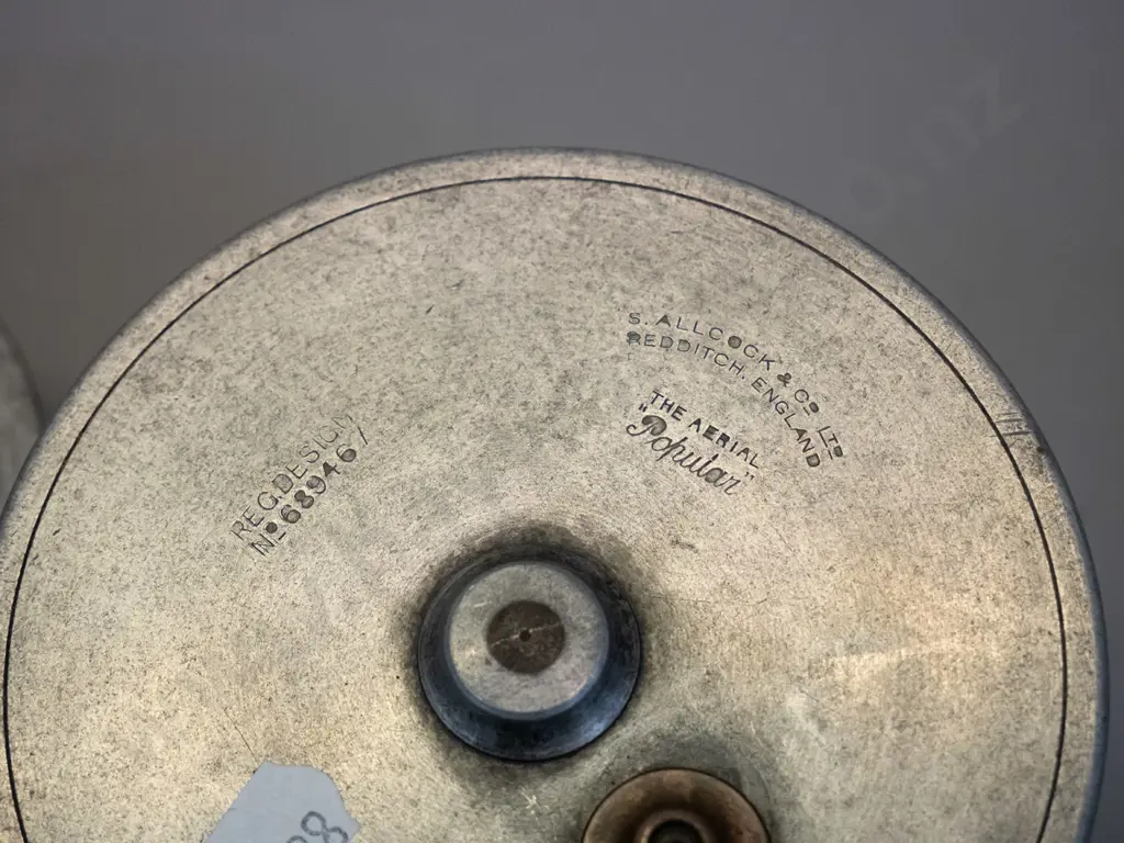 3 fly fishing reels - Allcock "The Aerial - Popular" D-110  and 2 others Image 1++