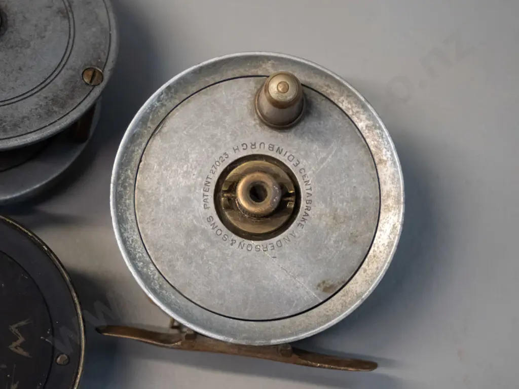 3 fly fishing reels - one Anderson & Sons Edinburgh D-75 Image 1++