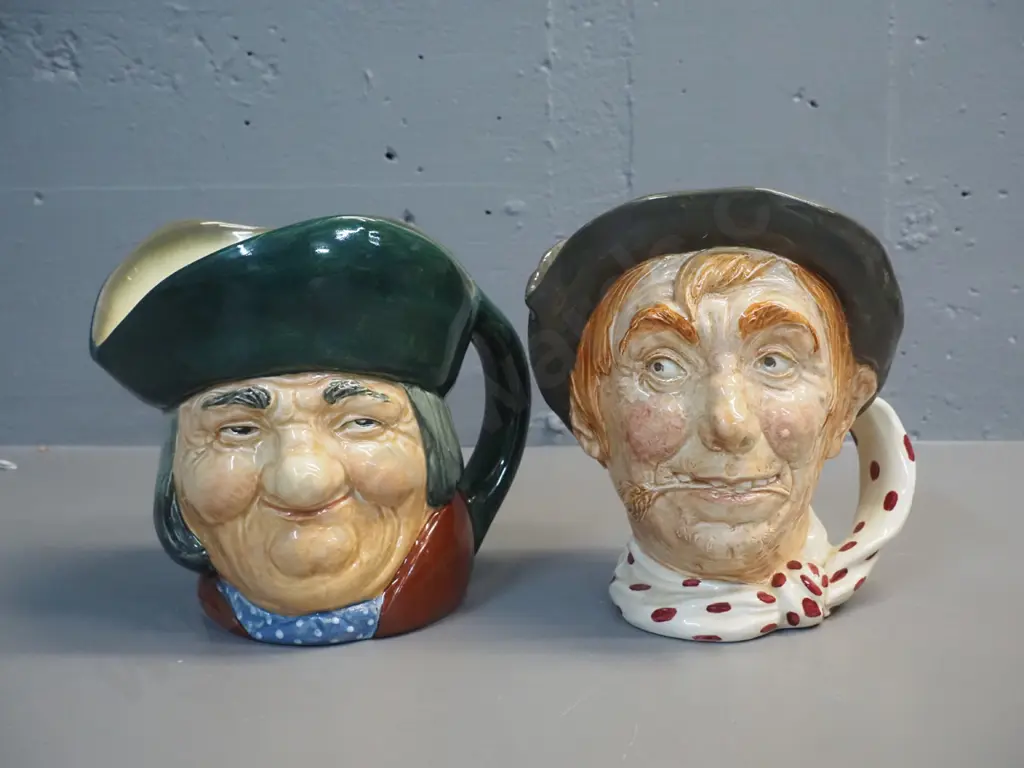 2 Royal Doulton character jugs - Jarge H-165 and one un-named Image 1++
