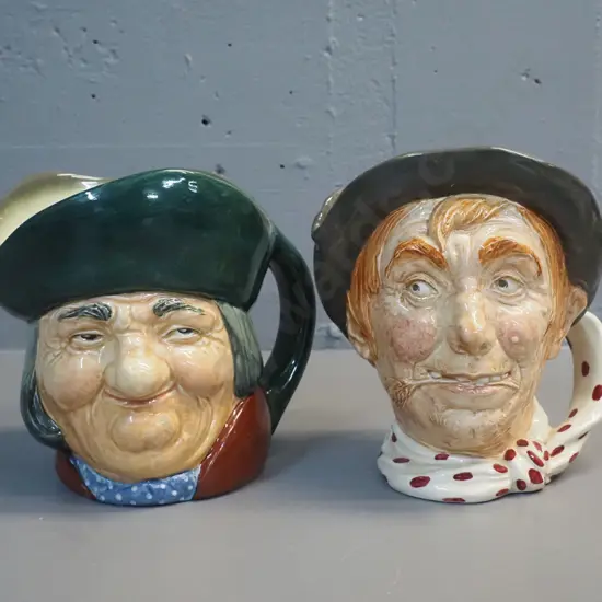 2 Royal Doulton character jugs - Jarge H-165 and one un-named