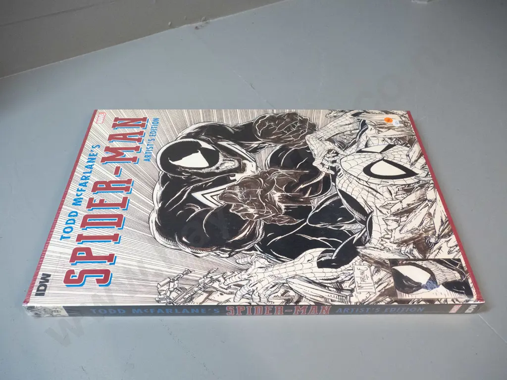 Todd Macfarlane's Spiderman Artist's Edition - still shrink-wrapped, with original shipping box. Book is H-540 W-360 Image 1++
