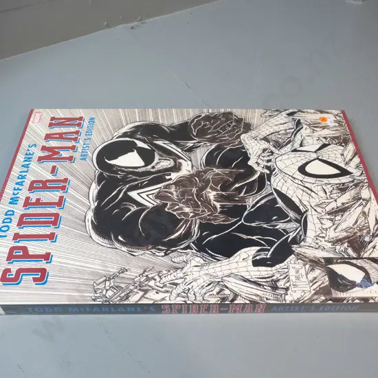 Todd Macfarlane's Spiderman Artist's Edition - still shrink-wrapped, with original shipping box. Book is H-540 W-360