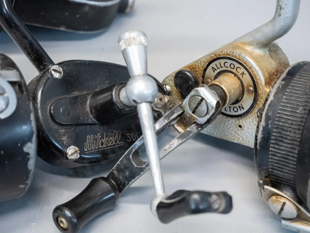3 casting reels - DAM Berlin Quick Standard, Mitchell 300 and Allcock Felton L-135 Image 1++