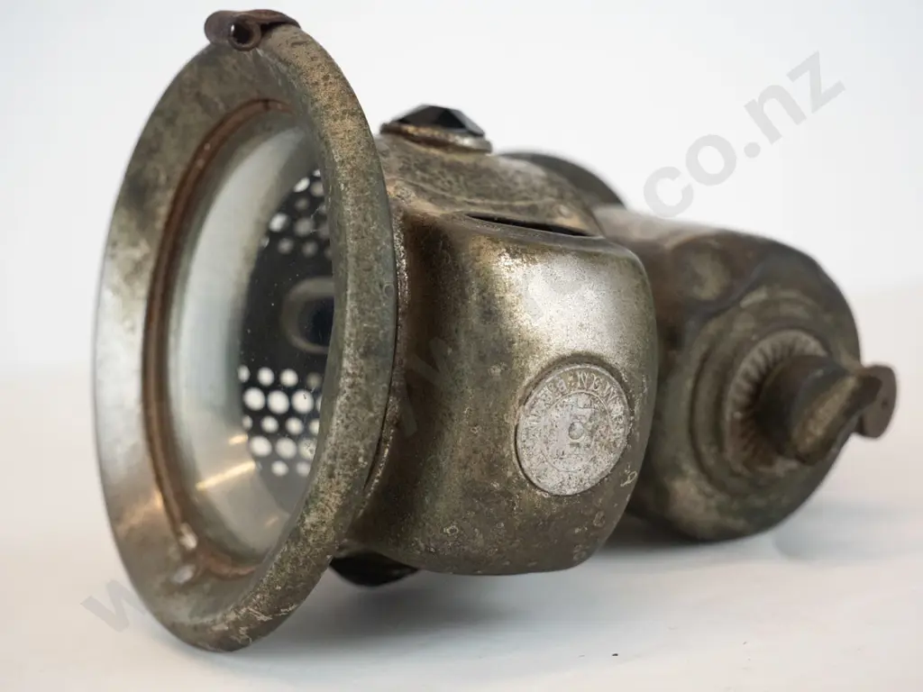vintage P&H Limited "New Revenge" carbide bicycle lamp - general wear and some corrosion Image 1++