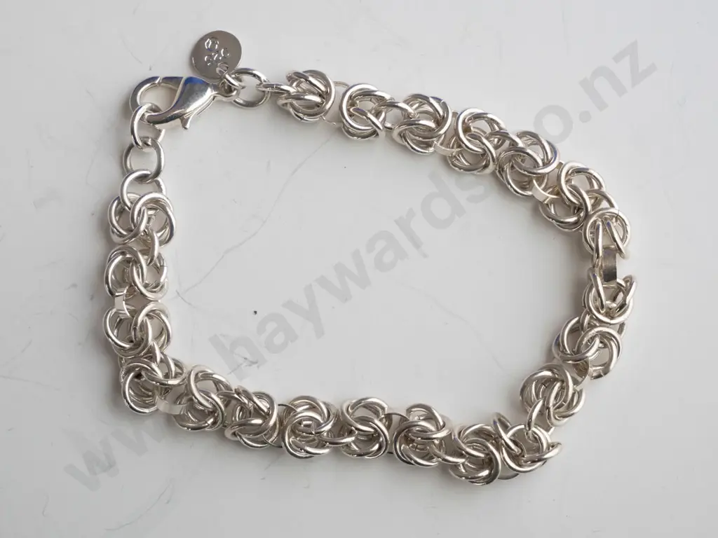 silver bracelet stamped 925on tag Image 1++